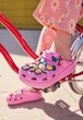 Дитячі крокси для дівчинки Crocs Classic Clog Kids Crush Taffy Pink (31/32, рожевий) - зображення 14