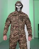Форма Softshell на флісі Куртка з липучками під шеврони + Штани хижак розмір L - изображение 4