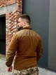 Чоловіча Флісова Кофта з липучками під шеврони койот розмір 5XL - изображение 2