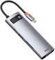 USB HUB Baseus Metal Gleam Series 8-in-1 Type-C Gray (CAHUB-CV0G) - изображение 1