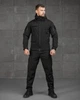 Форма 3в1 Police SoftShell Куртка та Штани + Флісова Кофта чорна розмір 2XL - зображення 3