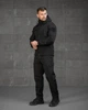 Форма 3в1 Police SoftShell Куртка та Штани + Флісова Кофта чорна розмір 2XL - зображення 4