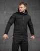 Форма 3в1 Police SoftShell Куртка та Штани + Флісова Кофта чорна розмір 2XL - зображення 5