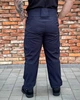 Утеплені Штани Military + ДСНС SoftShell темно-сині розмір 3XL - зображення 2