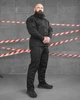 Форма Guard ріп-стоп Кітель з липучками під шеврони + Штани чорна розмір L - зображення 3