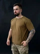 Чоловіча Бавовняна Футболка койот розмір 5XL - изображение 4