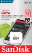 Карта памяти SANDISK Ultra microSDXC UHS-I 64GB Class 10 (SDSQUNS-064G-GN3MN) - изображение 2