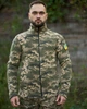 Флісова Кофта з липучками від шеврони піксель розмір 2XL - зображення 1