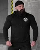 Худі Maklin з принтом Смерть наздожете того хто від неї біжить чорний розмір L - изображение 1