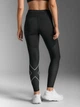 Спортивные леггинсы для фитнеса высокие женские 2XU Aero Mesh Hi-Rise Comp Tights WA7378b_BLK/SRF S Черные (9359420068901) - изображение 2