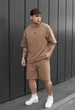 Літній комплект футболка+шорти Staff no brown oversize M - зображення 5