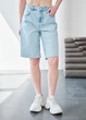 Шорты Женские Стафф Светло-синие Джинсовые Базовые Staff 17 Light Blue 36 (342287) - изображение 3
