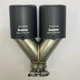Насадка наконечник глушника Akrapovic 54-89 YJB carbon d54мм L240мм зовн 190*89мм на вихлопну трубу SV0369 - зображення 3