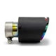 Насадка наконечник глушника Akrapovic AK 63-101 ZBDC d63мм L170мм зовн d101мм на вихлопну трубу SV0650 - зображення 2