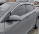 Ветровики с хромом (4 шт, Niken) для Hyundai Kona 2017-2023 гг - изображение 4