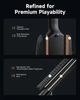 Silent гитара Donner HUSH-X PRO Black (комплект) - изображение 8