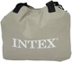 Надувная кровать двухспальная Intex 64164 NP 152х 203 х 51см, матрас с встроеным электронасосом, серый - изображение 3