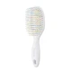 Массажная мини щетка для распутывания волос Shanti Mapepe Detangling Brush Mini, белая - изображение 1