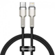 Кабель Baseus Cafule Metal Type-C to Lightning PD 20W 1 м Black (CATLJK-A01) - изображение 1
