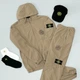 Мужской спортивный костюм+кепка Stone Island XL песочный (0108) - изображение 2