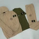 Мужской спортивный костюм 3в1 сет +футболка хаки Stone Island L коричневый (0112) - изображение 3