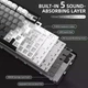 Клавиатура Attack Shark X85 Wireless Mechanical Keyboard (Градиентный дизайн, переключатели White Jade) беспроводная - изображение 3