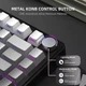 Клавиатура Attack Shark X85 Wireless Mechanical Keyboard (Градиентный дизайн, переключатели White Jade) беспроводная - изображение 4