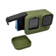 Чохол захисний силіконовий камуфляжний ОЛИВА для GoPro Hero Black 13/12/11/10/9 бампер кейс для захисту та маскування хакі зелений (84901) - зображення 4