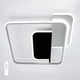 Люстра CODE 70W 3S біло-чорна Esllse WHITE/BLACK 3000-6500К 1500-7000Lm світлодіодна з пультом 500×490×55мм 220V - зображення 1