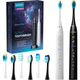 Набір електричних зубних щіток Berdsen Galaxy Duo Біла/Чорна + Brush Heads - зображення 1