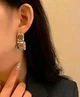 Сережки жіночі З двома каміннями jeweston Прозорі - зображення 4