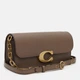 Сумка кросс-боди через плечо женская из натуральной кожи маленькая Coach Luxe Calf Idol Bag 23 BG-COA-23 Коричнева (193971591681) - изображение 4