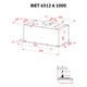 Витяжка повновбудована PERFELLI BIET 6512 A 1000 IV LED - изображение 8