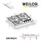 Варочная поверхность газовая WEILOR GM W624 SS - изображение 11