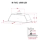 Витяжка повновбудована PERFELLI BI 7652 BL 1000 LED - зображення 12