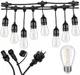Садовая гирлянда 10м с 10 LED-лампами E27 – наружное декоративное освещение с возможностью соединения - изображение 5