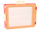Stolik - tablica dwustronna do rysowania LEAN Toys 3w1, Różowy, kreda, pisaki i gra (5905515356350) - obraz 4