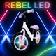 Беговел детский Kidwell REBEL LED Dots (ROBIRLE01A1) от 3-х лет Белый - изображение 6