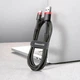Кабель Baseus Cafule Cable USB for Type-C 2A 2.0 м Red/Black (CATKLF-C91) - изображение 2