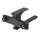 Змішувач-кран для кухні настінний латунний Koer KB-73010-05 чорний black | KR3491 - зображення 2