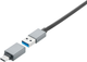 Hub USB Hama 7 x USB-A Grey (4047443491862) - obraz 4
