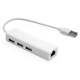 Переходник концентратор хаб USB - Ethernet RJ45 LAN (100 Мб/с) + 3 port USB (48852) - изображение 6