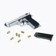 Сувенирный Пистолет Pietro Bereta M92 Silver Мини Пистолет (01414) - изображение 5