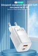 Зарядное устройство 65 Вт USB адаптер питания для зарядки телефона PD + QC 3.0 блок питания для смартфона KUULAA RY-U65A White - изображение 2