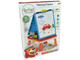 Stolik - tablica dwustronna do rysowania LEAN Toys 3w1, Niebieski, kreda, pisaki i gra (5904204754231) - obraz 6