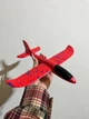 Детский метательный самолёт-планер C28006(Red) длина 24 см - изображение 4