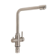 Змішувач для кухні Lidz Aria 020F1(k35)12 32 020F-13 Nickel (під осмос та хол/гор. воду) - зображення 1