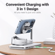Беспроводное зарядное устройство UGREEN CD278 UGREEN 3-in-1 Wireless Charger (90326) - изображение 3
