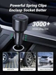 Автомобільний зарядний пристрій UGREEN CD239 69W 2xUSB Type-C PD + USB-A Fast Car Charger Black (20467) - зображення 3