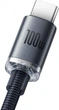 Кабель Baseus Crystal Shine Series Fast Charging cabel USB to Type-C 100W 1.2m (CAJY000401) Black - изображение 2